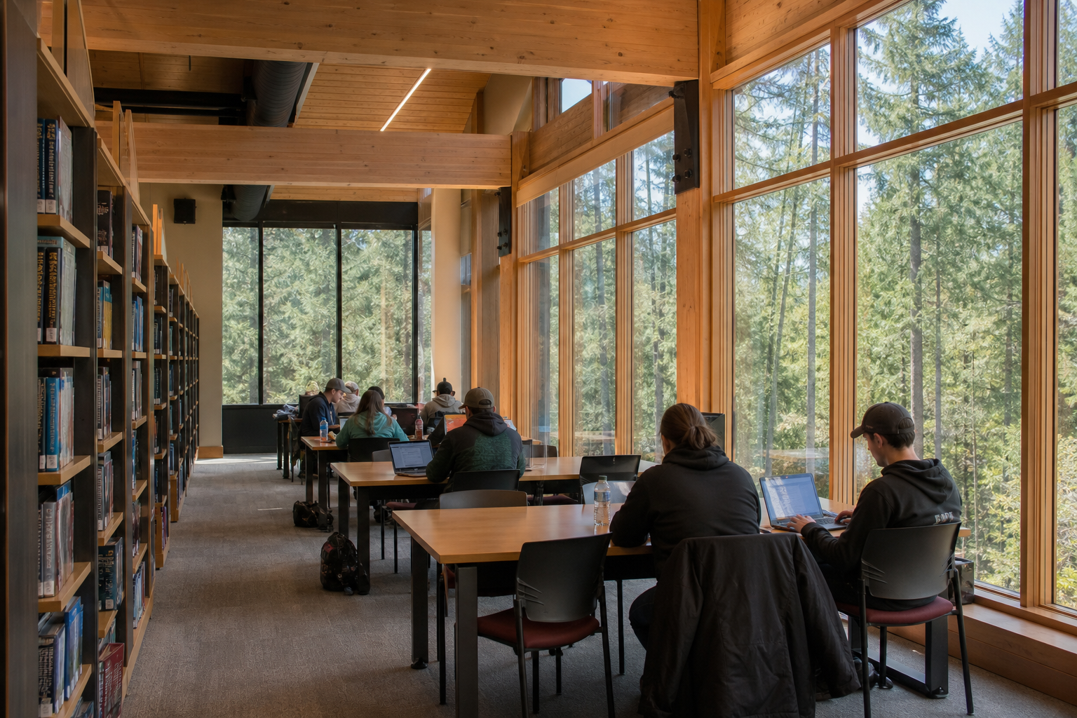 Anchor Library and training commons interior